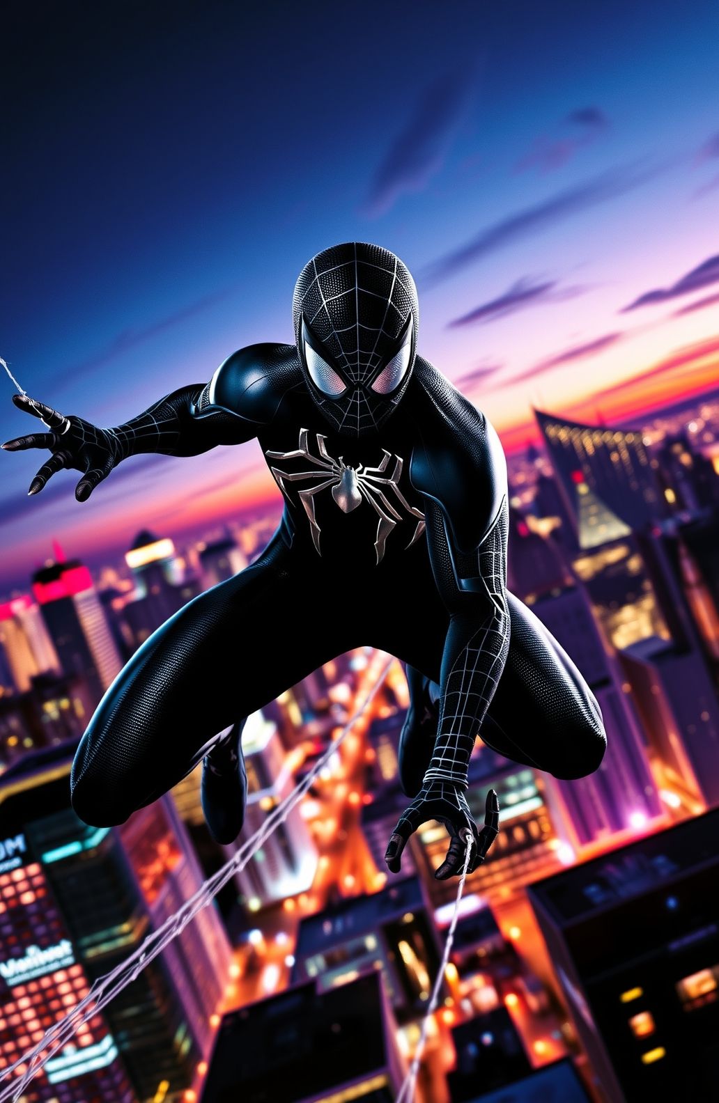 Black Spiderman Wallpaper