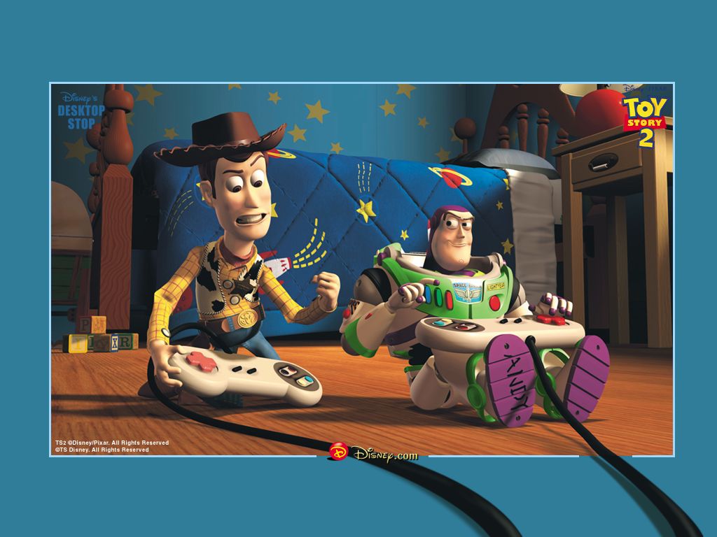 Woody Buzz Lightyear Toy Story Wallpaper