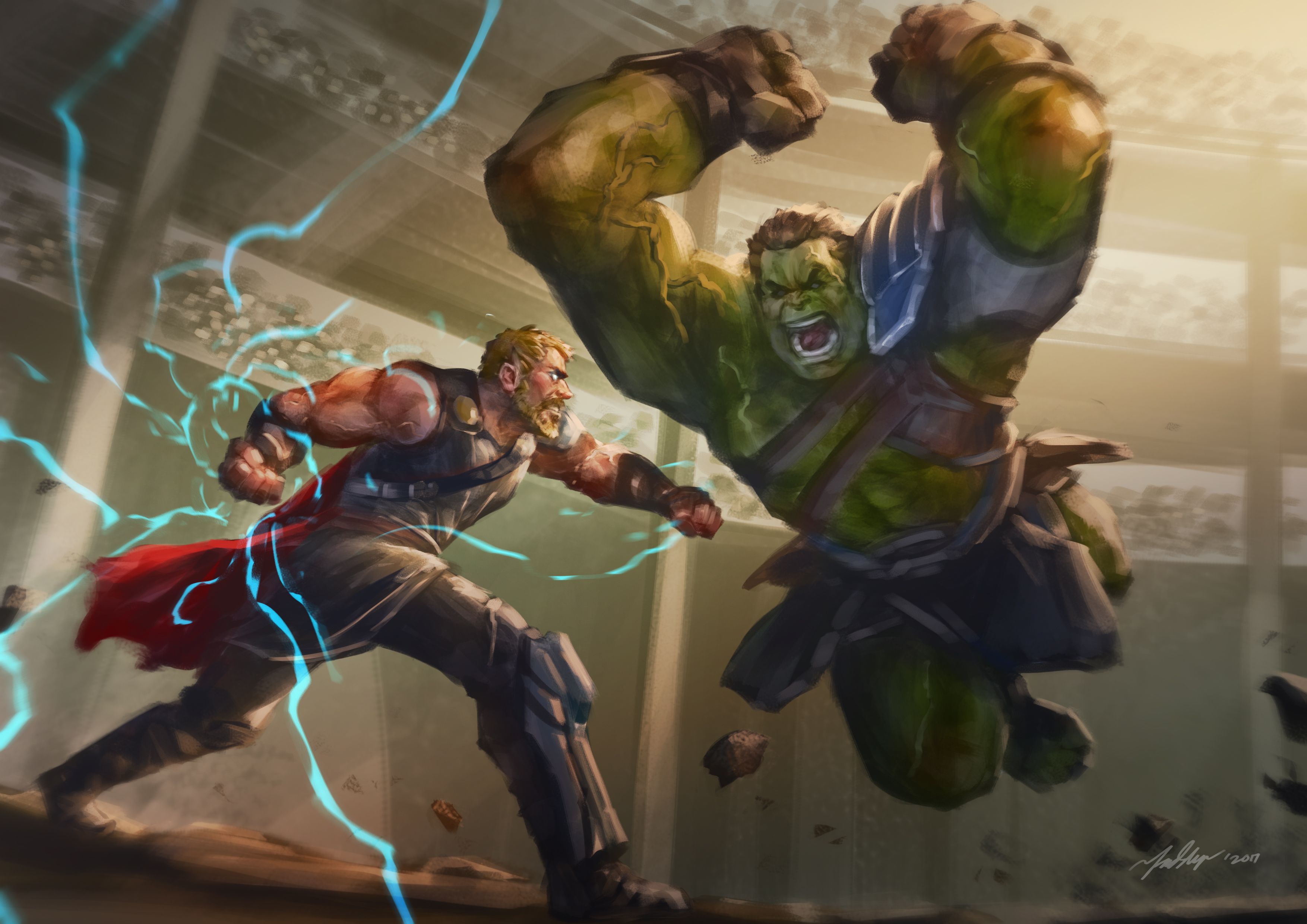Hulk Vs Thor Wallpaper Top Background