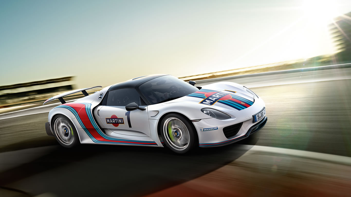  Porsche Spyder Weissach Martini Racing Wallpaper x