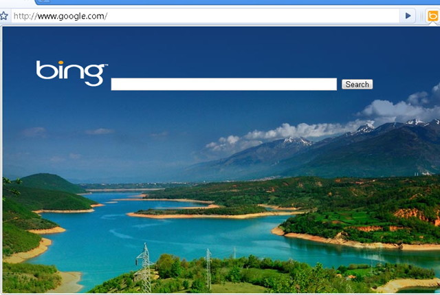 Shows Beautiful Background Every Day Bing Search Extension For Google