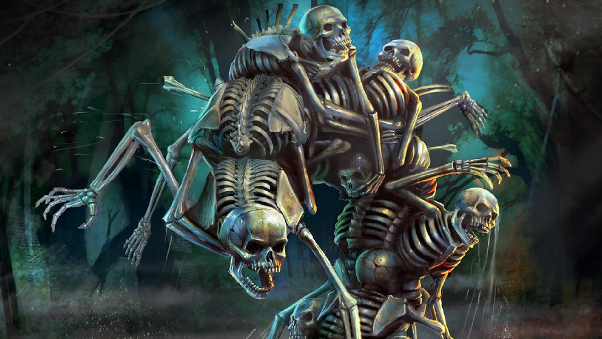 Souls Dark Wallpaper Skeletons Image
