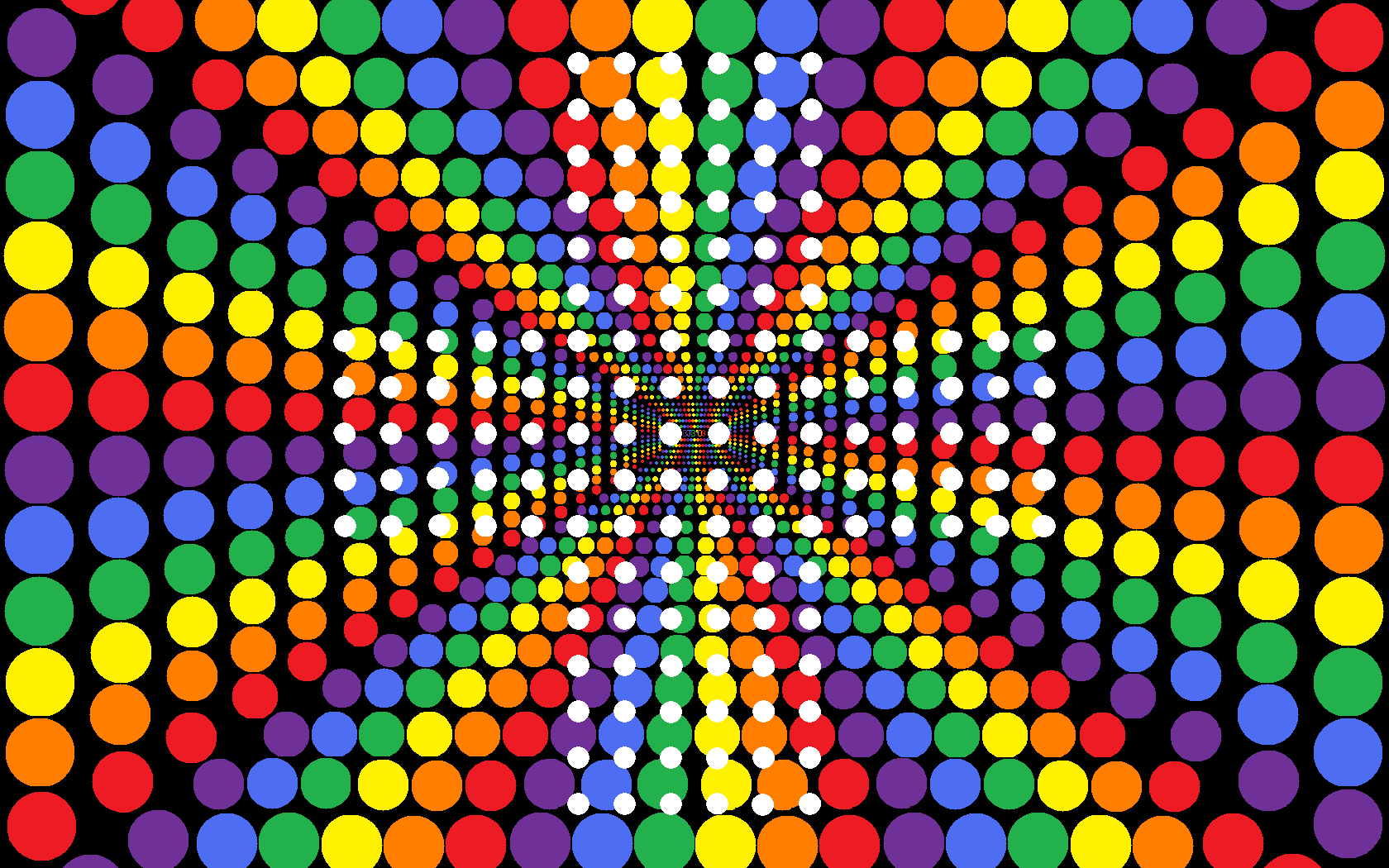 Colorful Balls Pattern Desktop HD Wallpaper