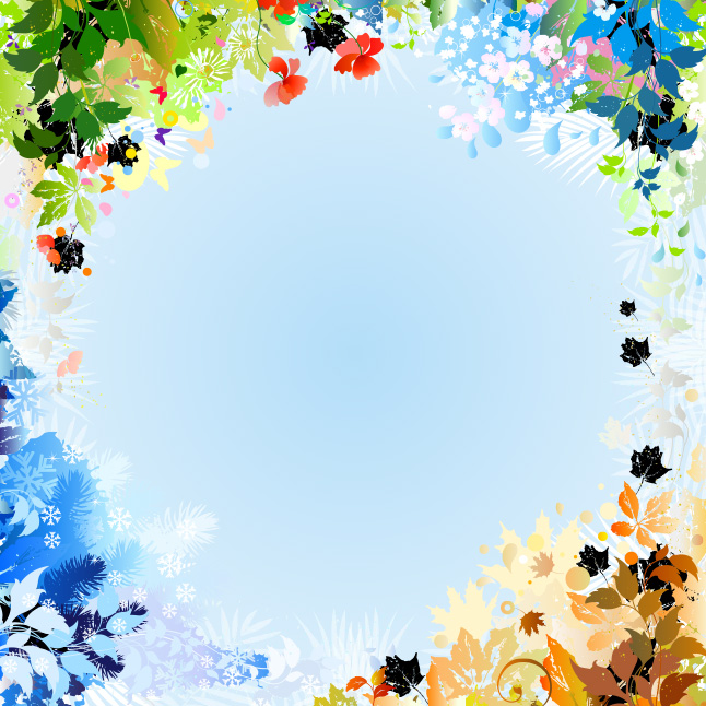 Bright Wildflower Background Vector