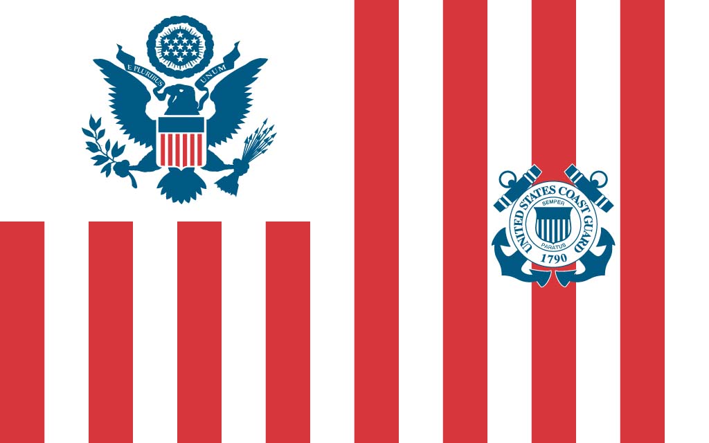 Coast Guard Logo Wallpaper Flag