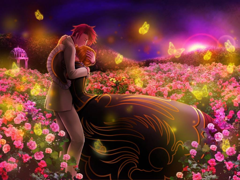 Romantic Love Couple 3D Wallpaper and You Like This Love Wallpaper