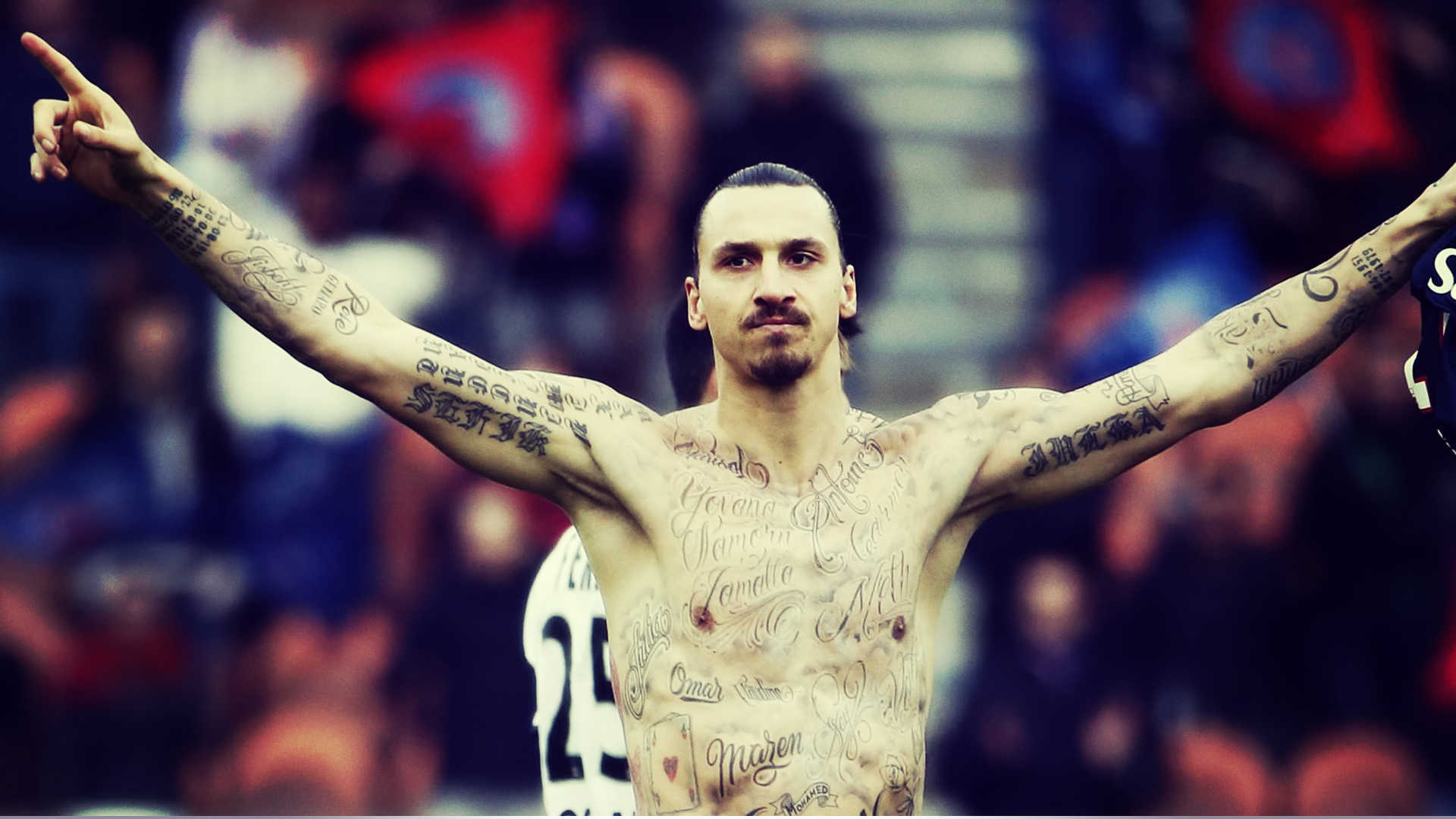 Download Zlatan Ibrahimovic Tattoos HD Wallpaper HDWallWidecom