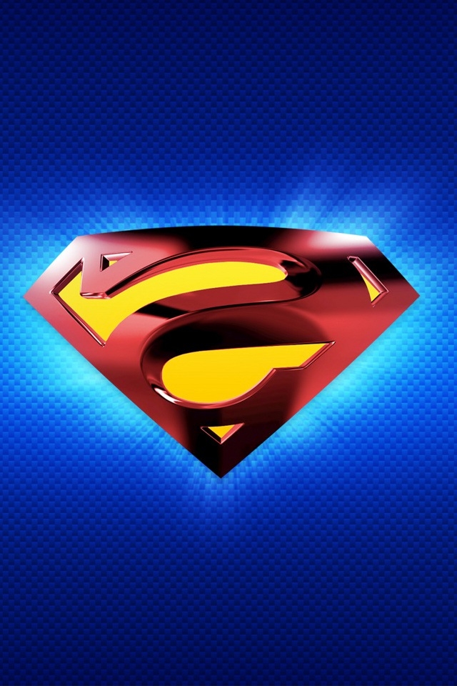 Superman Logo Iphone 4s Wallpaper 640x960 Iphone 4s Wallpapers Occ
