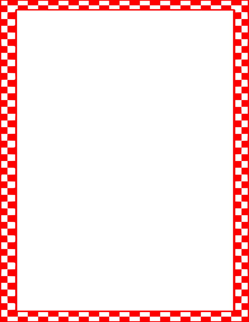 Checkerboard Border Clip Art