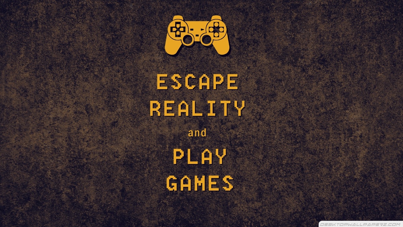 Escape Reality Simple Games Controller Keep Calm Wallpaper