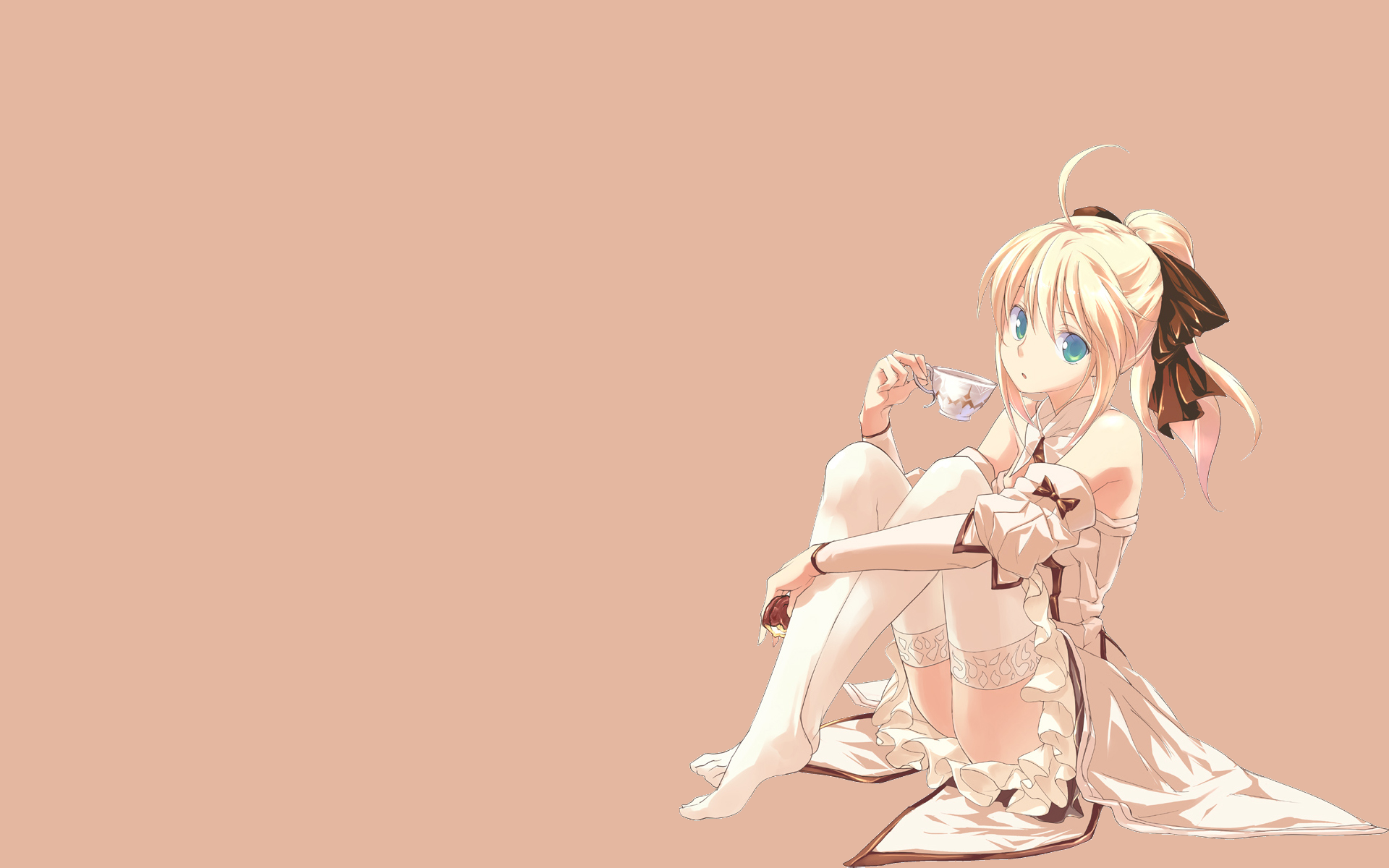 Saber Lily Detached Sleeves Wallpaper Anime HD