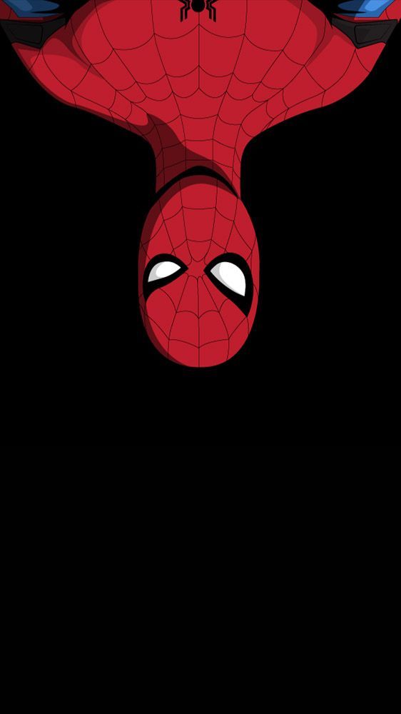 Upside Down Spiderman iPhone Wallpaper 4k Marvel Art