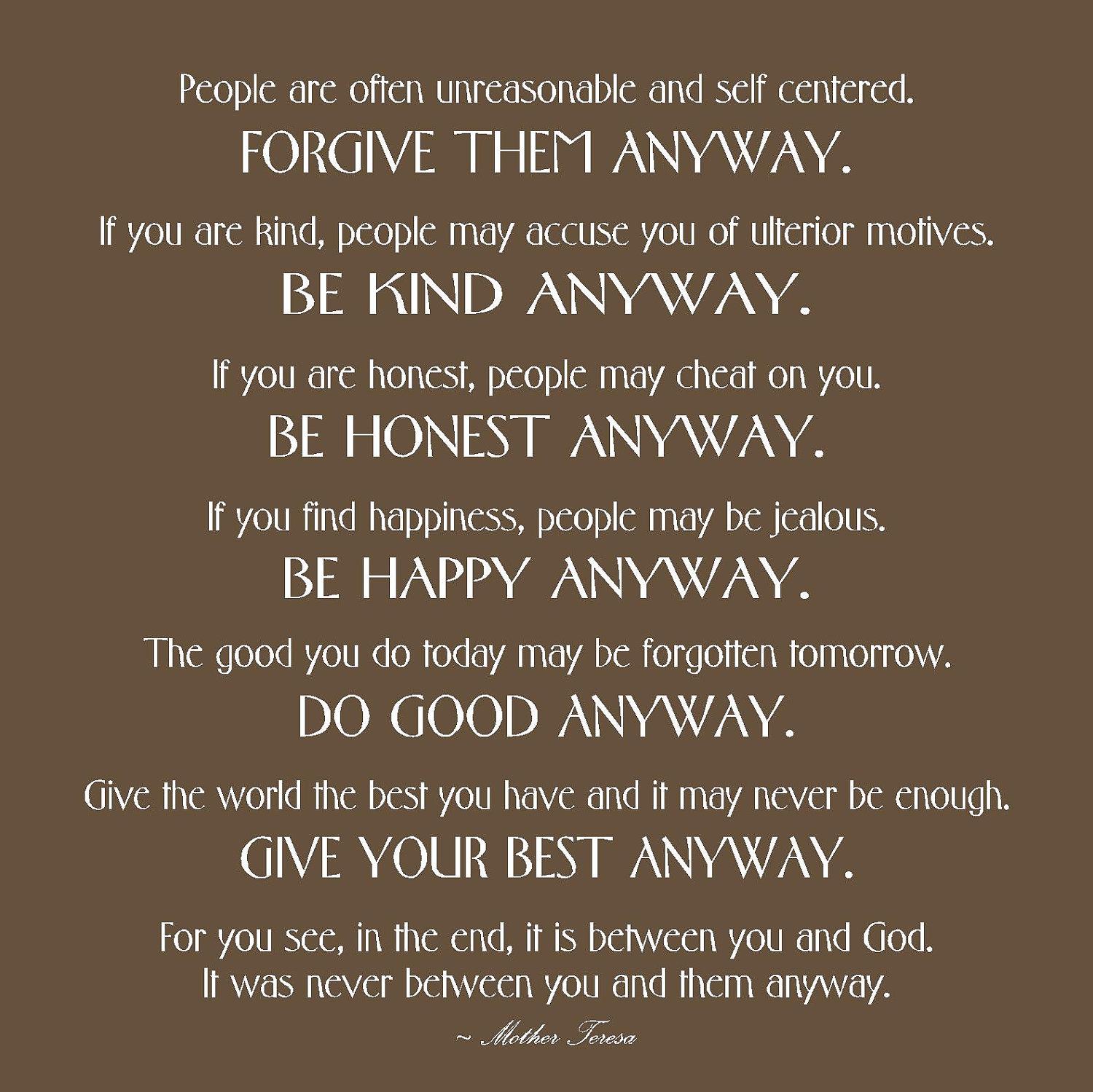 Lessons in Life by Mother Teresa scatteredimpressions