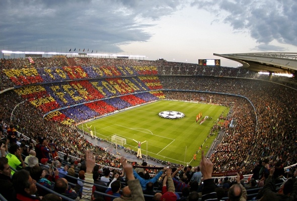 Wallpaper Football Stadium Camp Nou Barcelona Spain Desktop