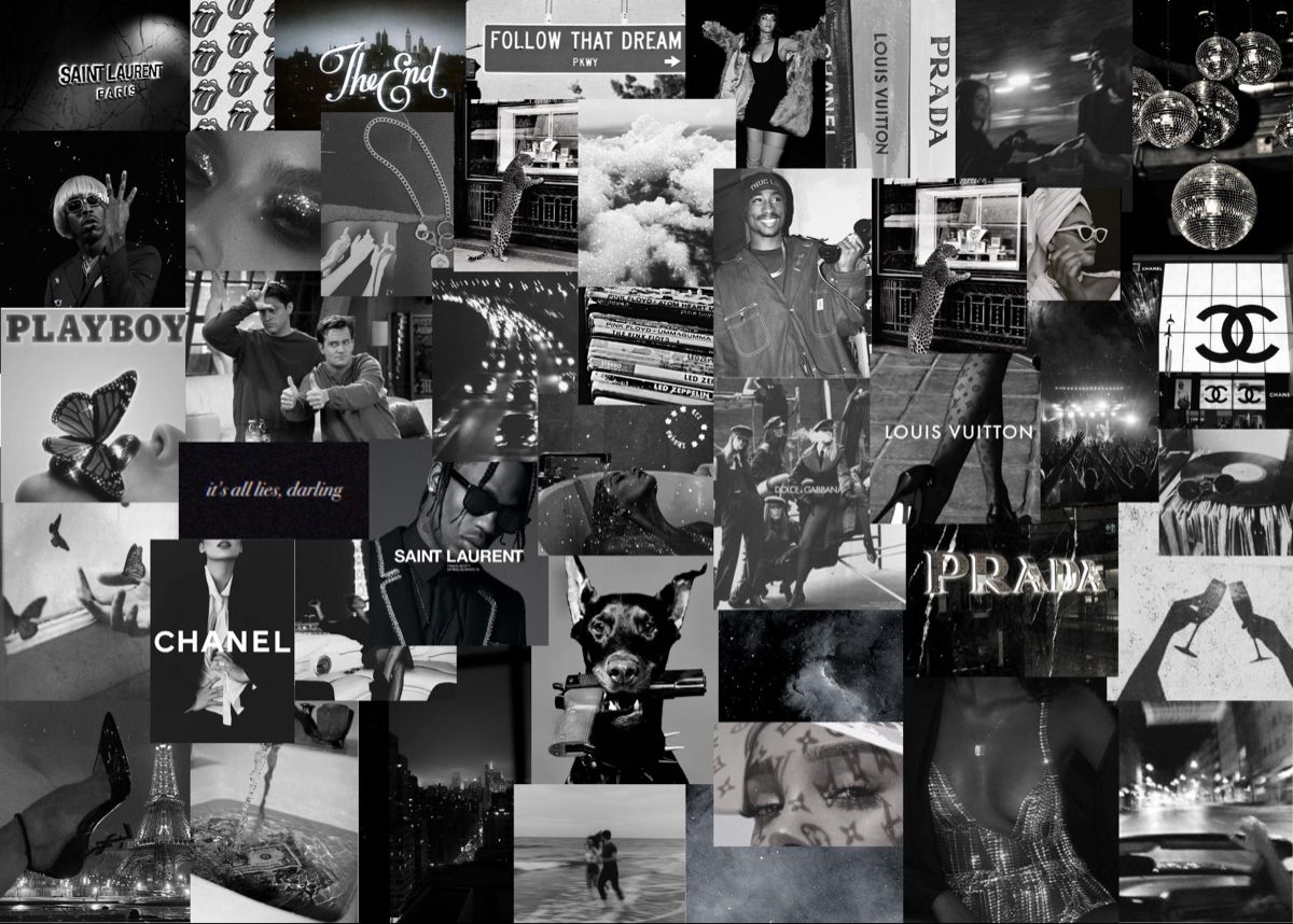 Custom Aesthetic Collage Wallpaper Laptop