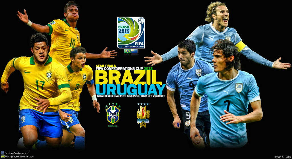 Fifa Confederations Cup Brazil Uruguay By Jafarjeef
