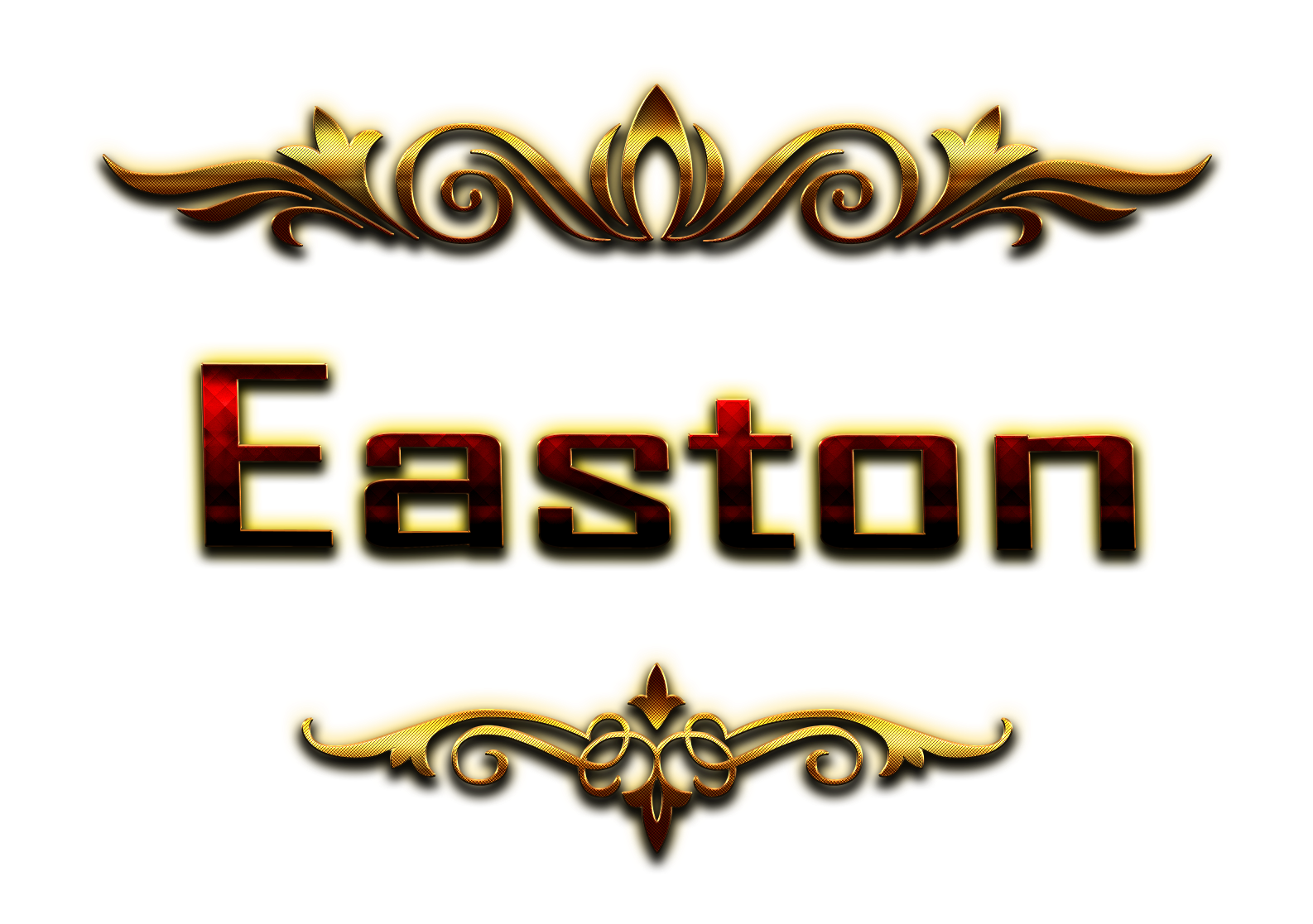Easton Name Logo Bokeh Png