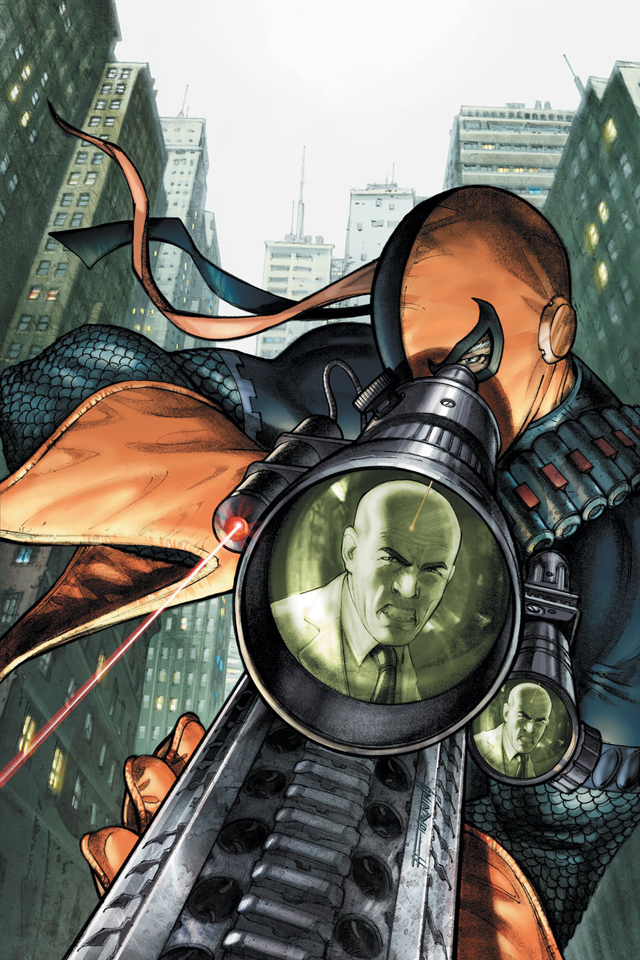 Deathstroke I4 drawns cartoons wallpaper for iPhone download free