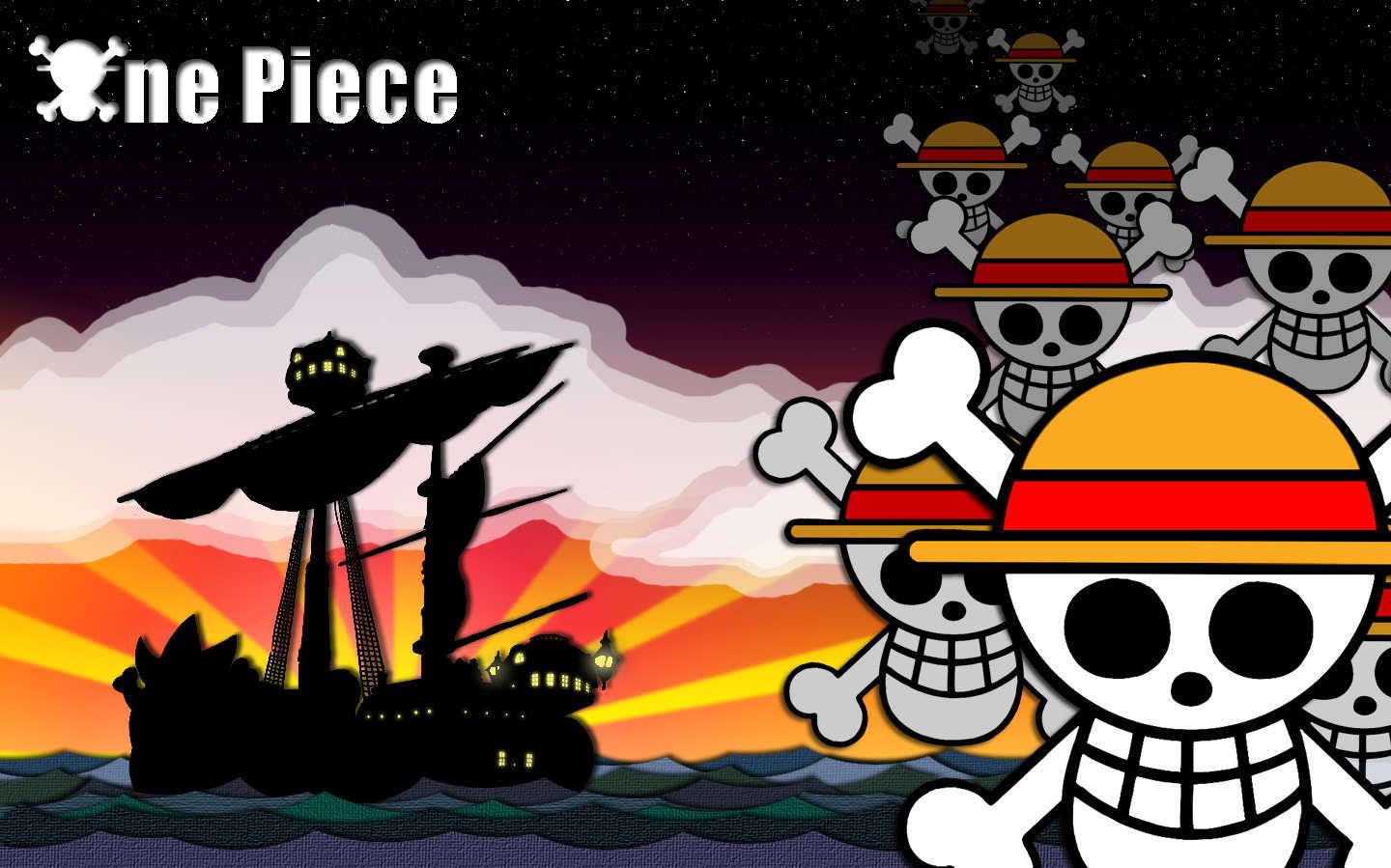 One Piece Logo HD Wallpaper