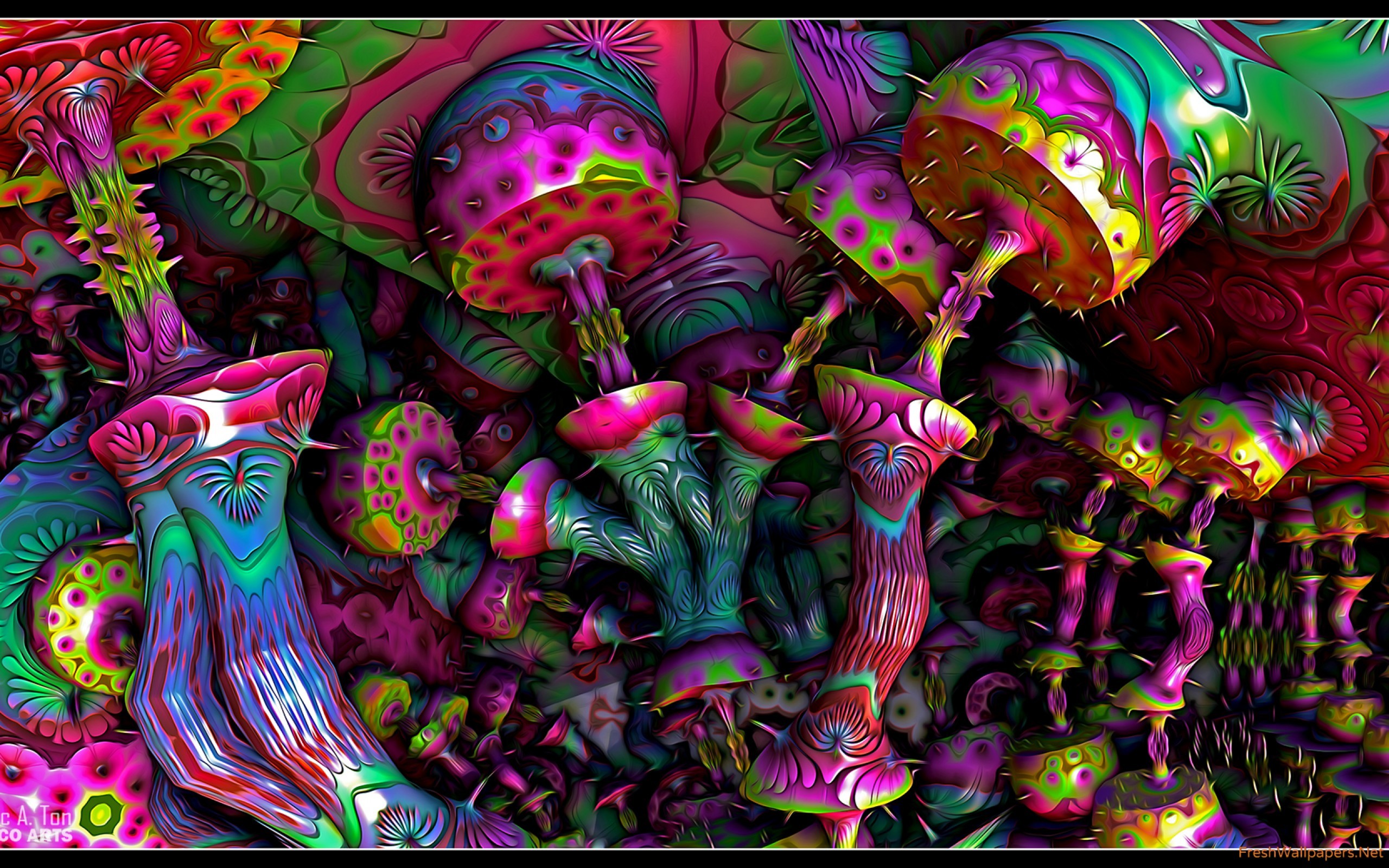 4k Psychedelic Wallpaper