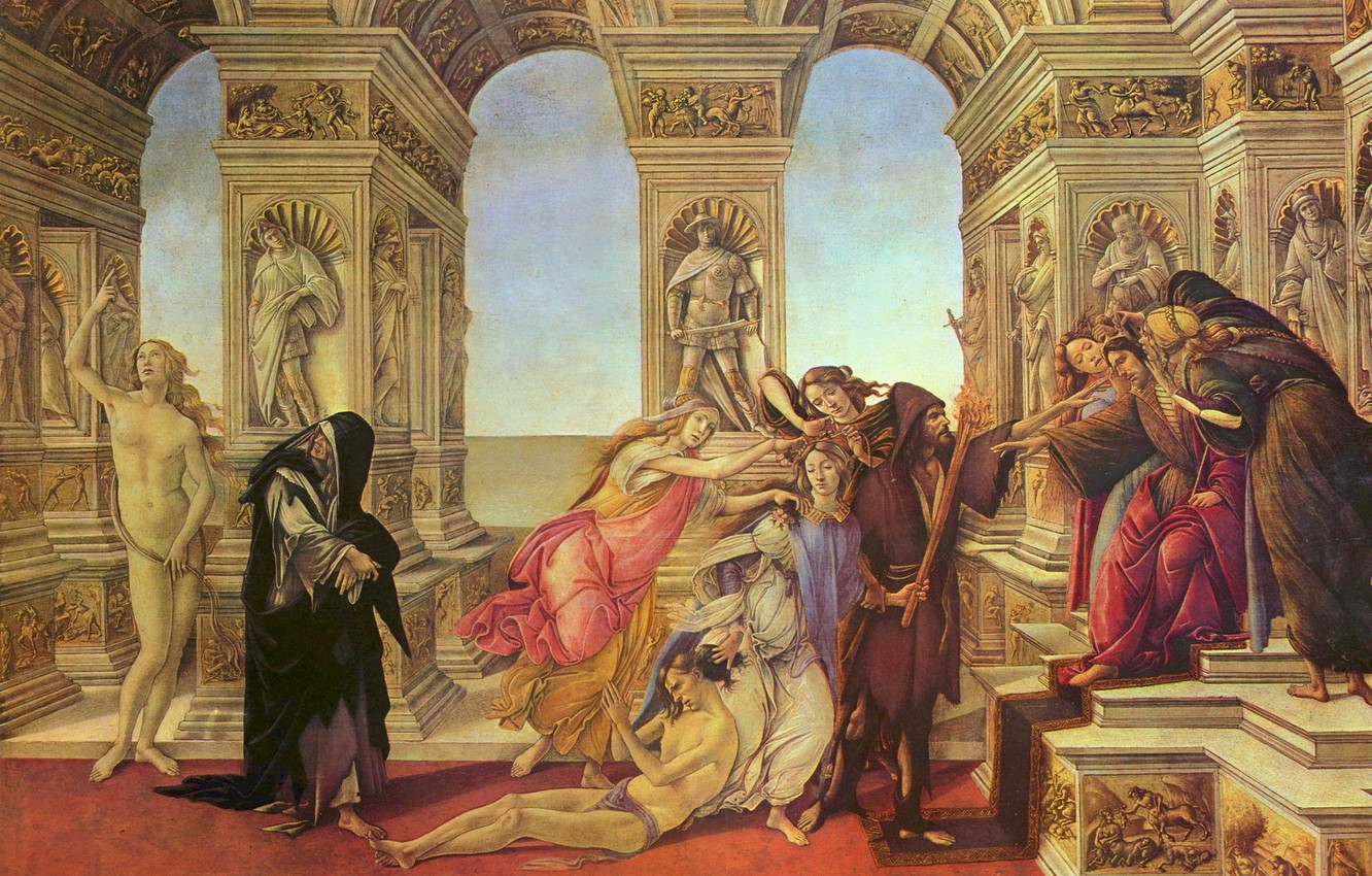 Wallpaper Picture Genre Sandro Botticelli Slander Image For
