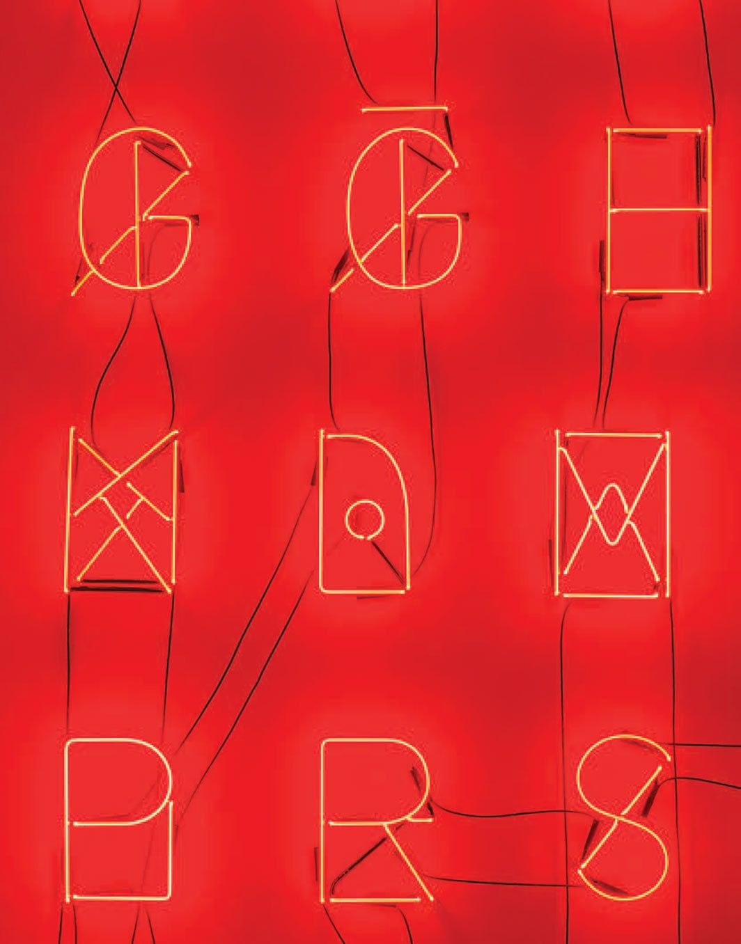 Neon Red Aesthetic Wallpaper
