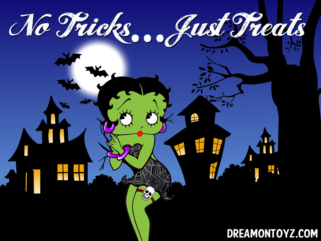Betty Boop Pictures Archive Betty Boop Halloween wallpapers 1024x768