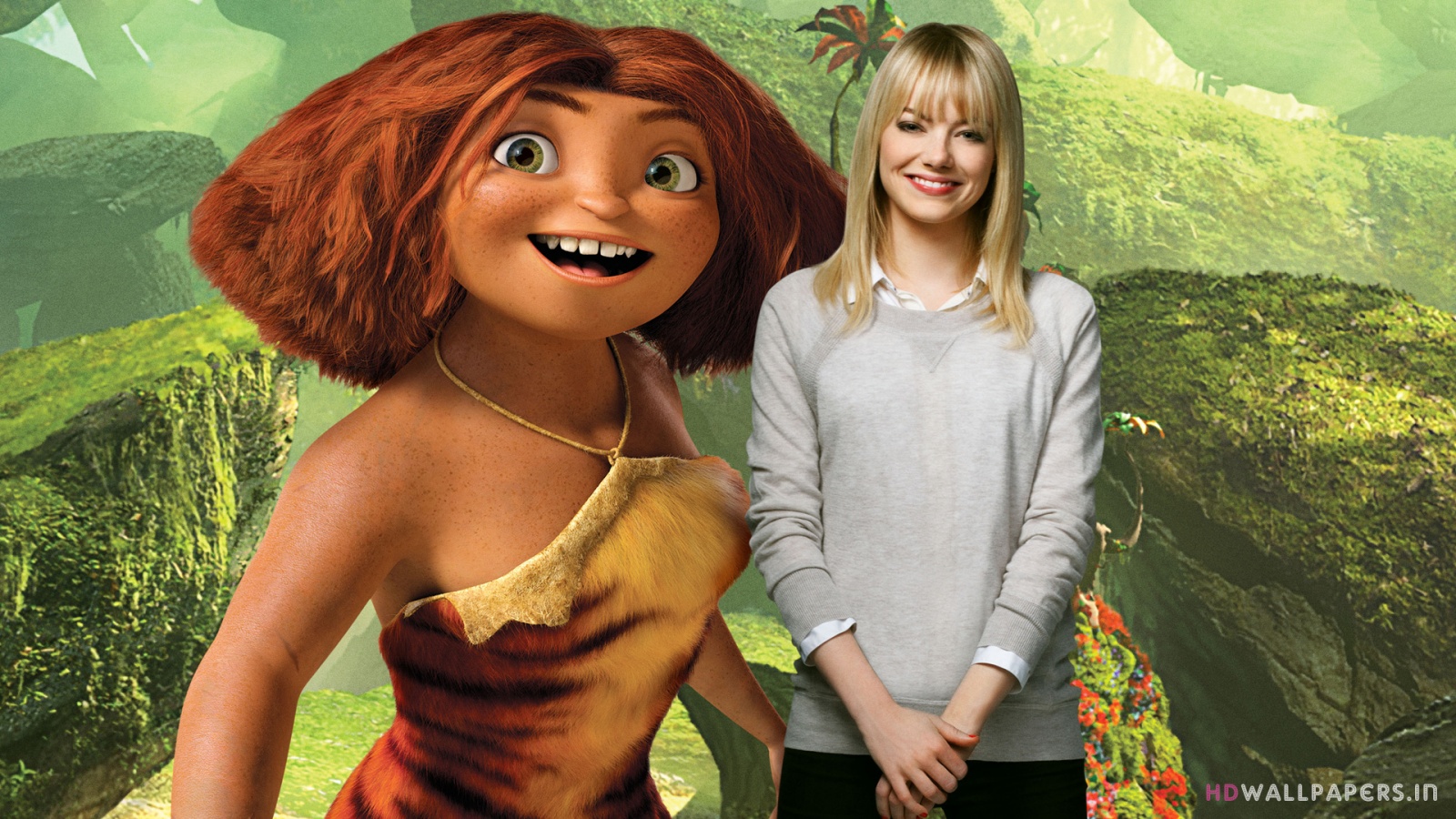 Emma Stone As Eep All For Desktop