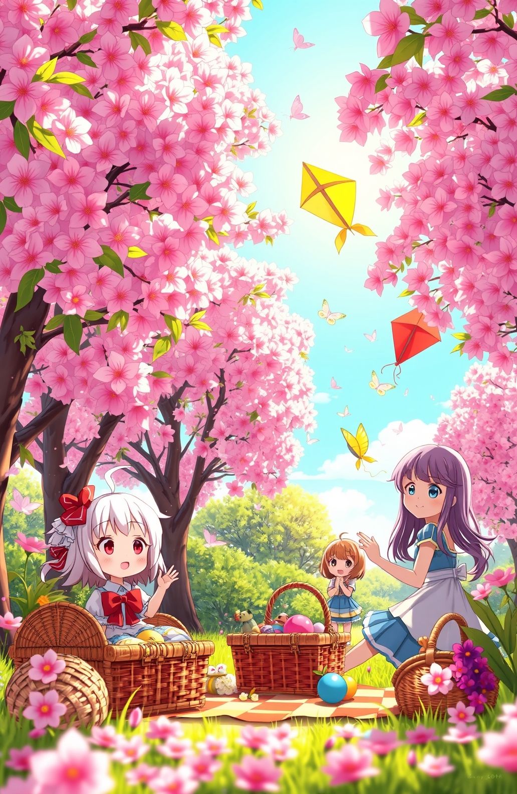 Gacha Life Spring Wallpaper