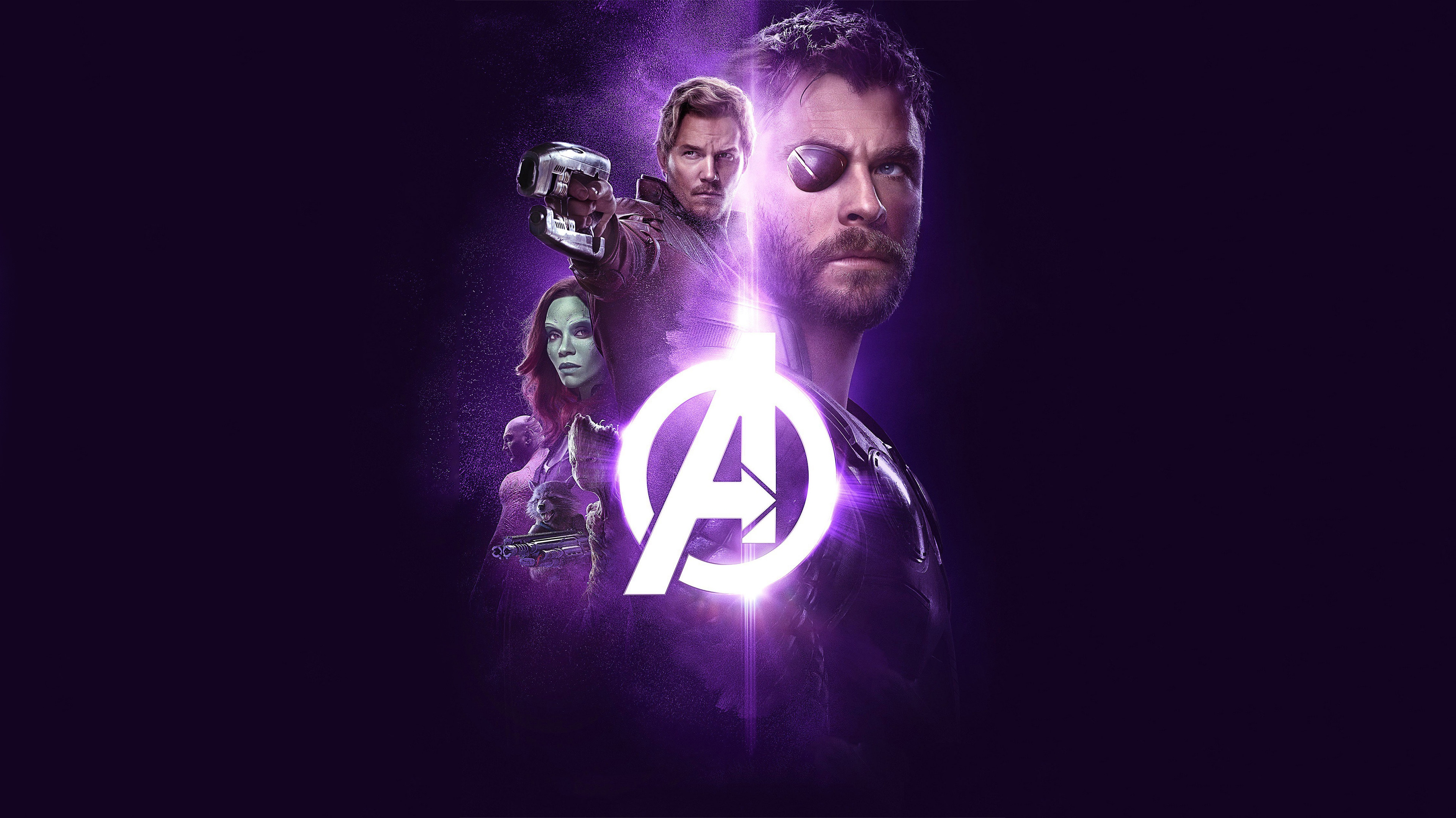 Thor Gamora Avengers Infinity War Wallpaper