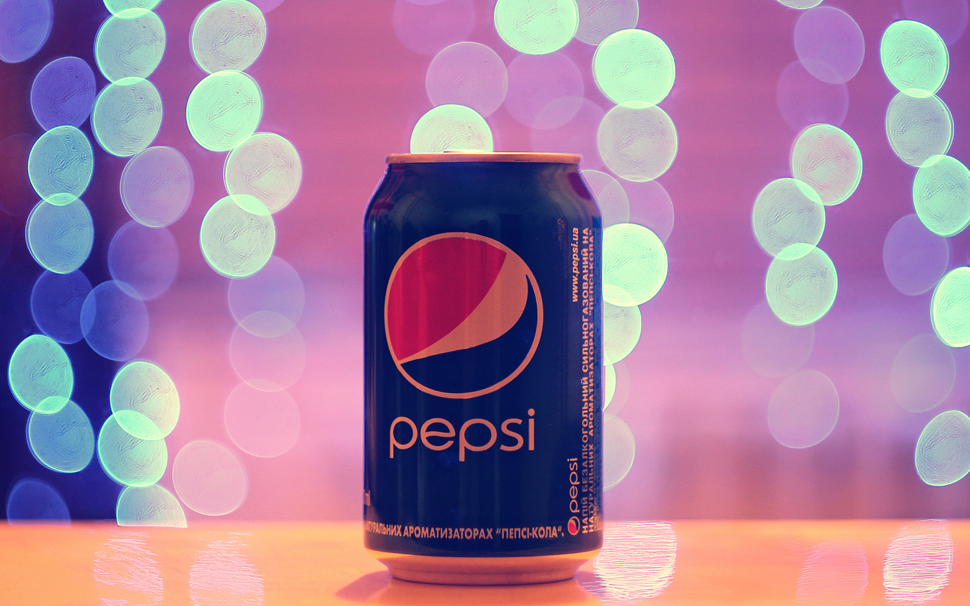 Pepsi Bokeh Lights Lamps Macro Drinks Summer