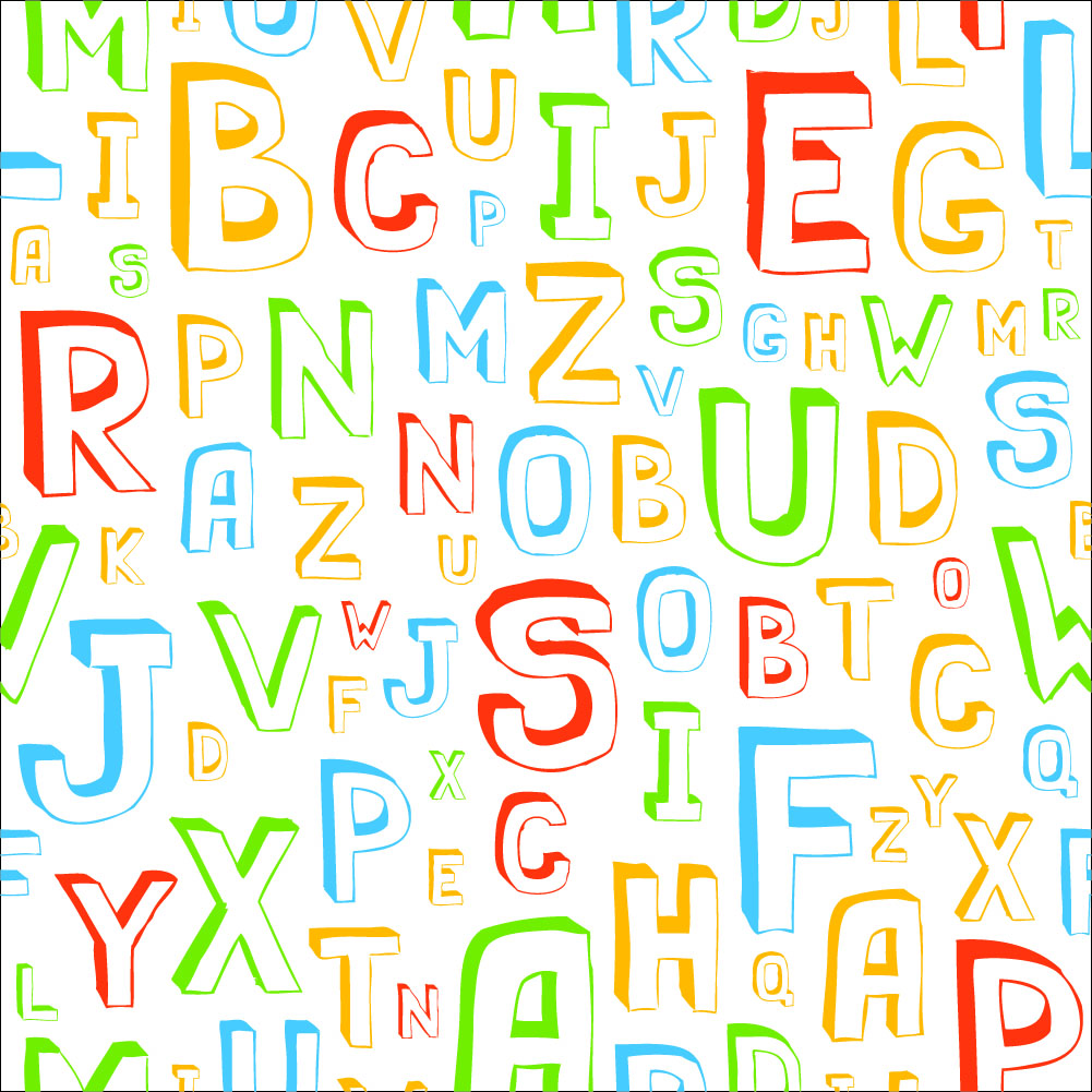 Colorful Letters Wallpaper
