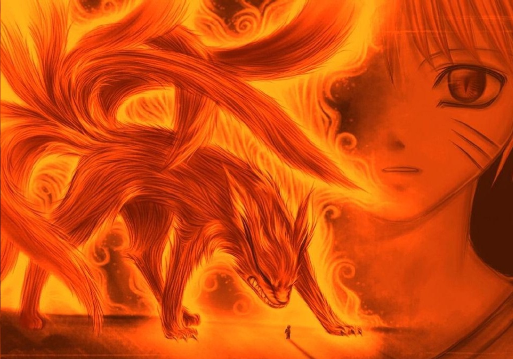 Naruto And The Nine Tailed Fox Wallpaper