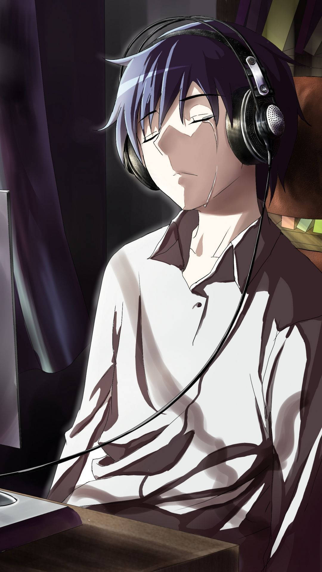 Sad Anime Boy Picture Wallpaper