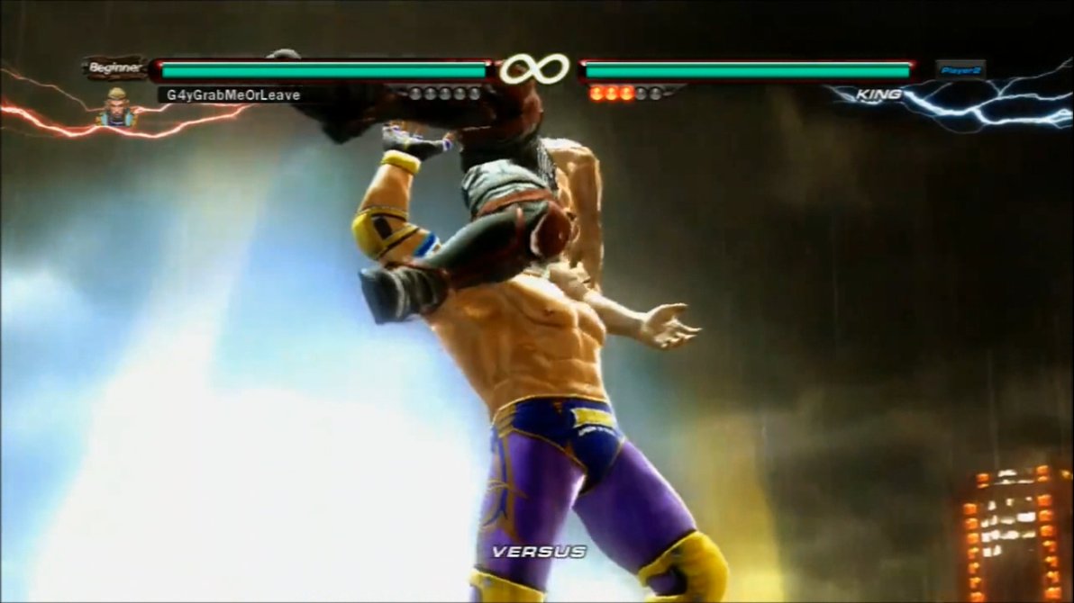 Tekken King Grabs Lars Animated By Gyakuryonamale
