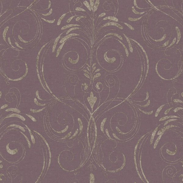 Purple and Grey Enchanting Wallpaper   Wall Sticker Outlet
