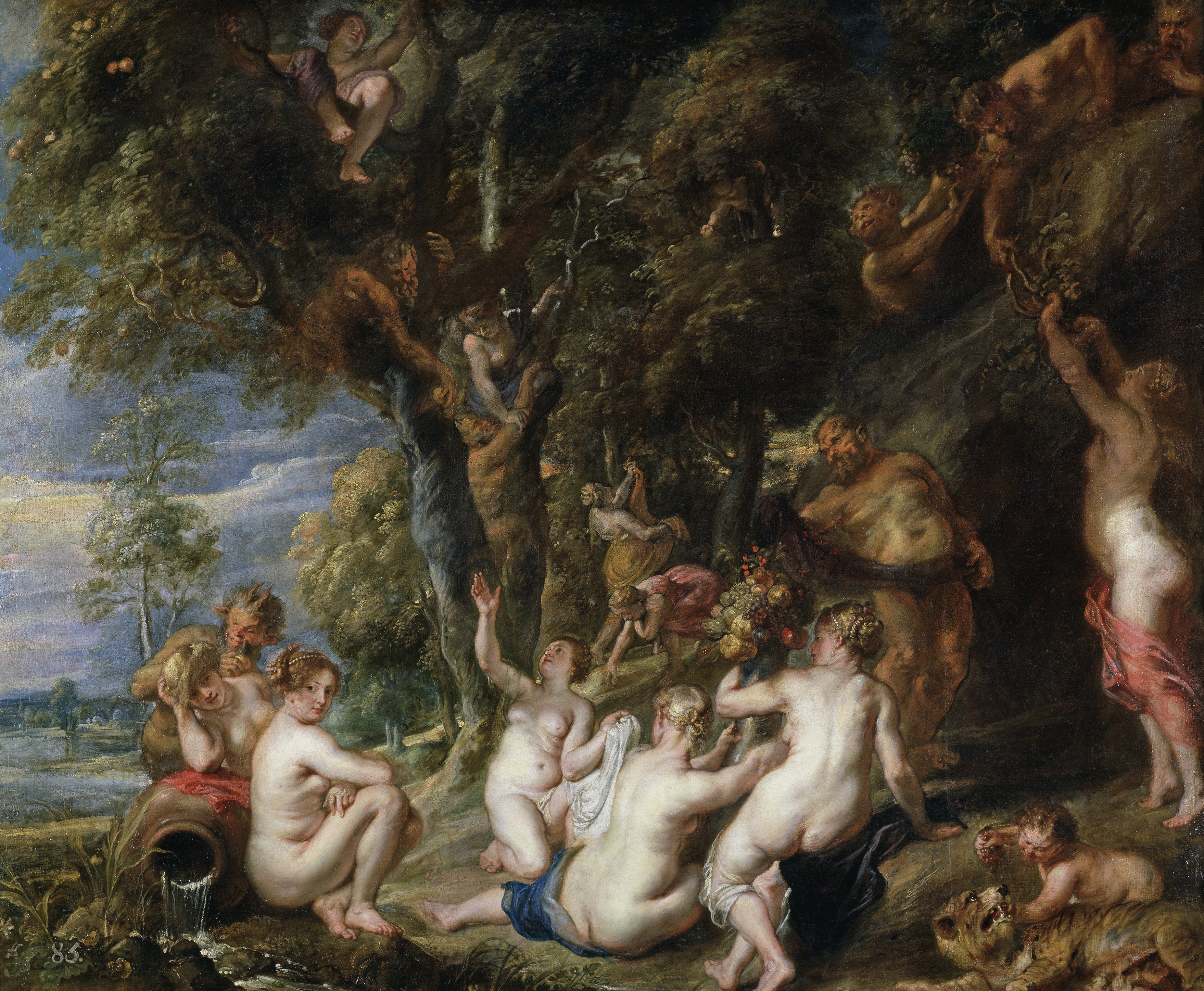 Image Pieter Paul Rubens Nymphs And Satyrs Pictorial Art