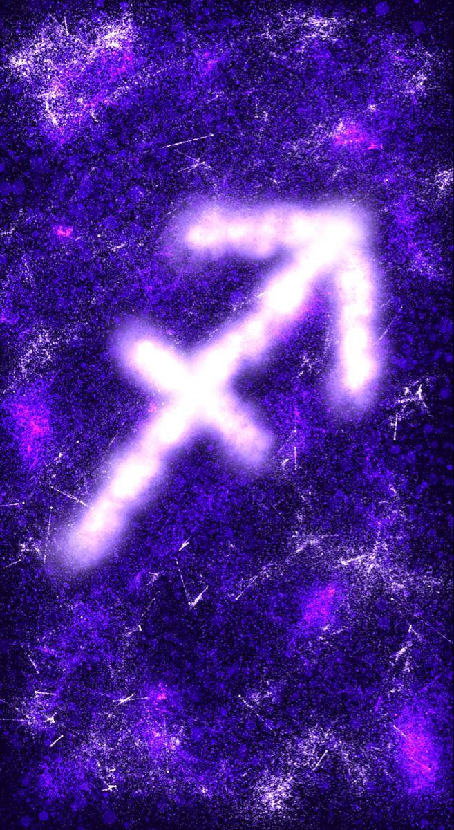 Sagittarius Zodiac Sign Wallpaper Purple