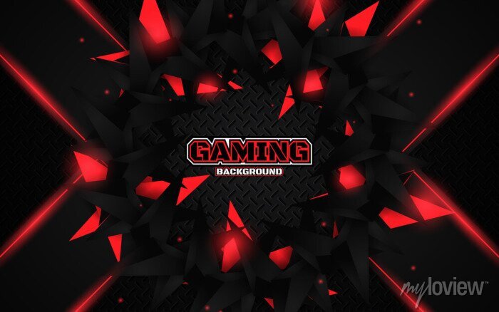 Black And Red Gaming Wallpaper