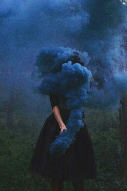 Colorful Smoke On Wallpaper