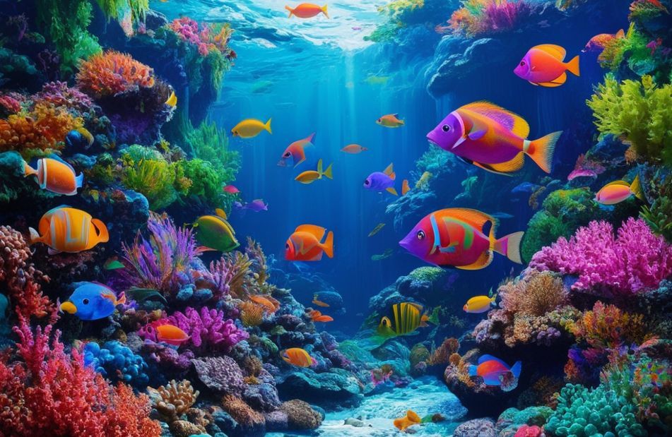 Aquarium HD 1080p Wallpaper