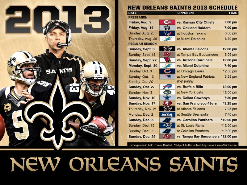 New Orleans Saints Desperately Seeking Sunday