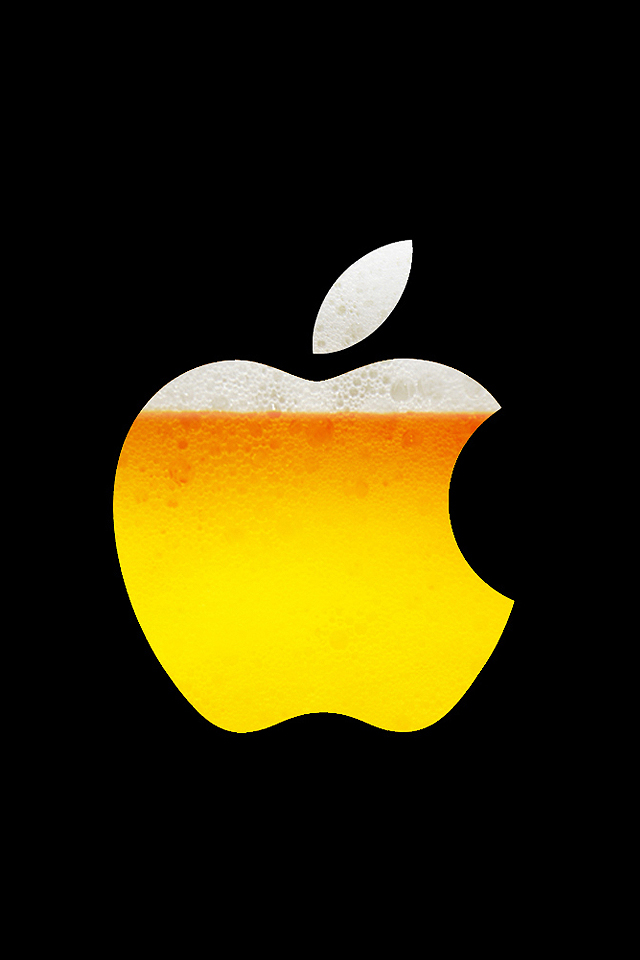 Apple Beer iPhone Wallpaper HD