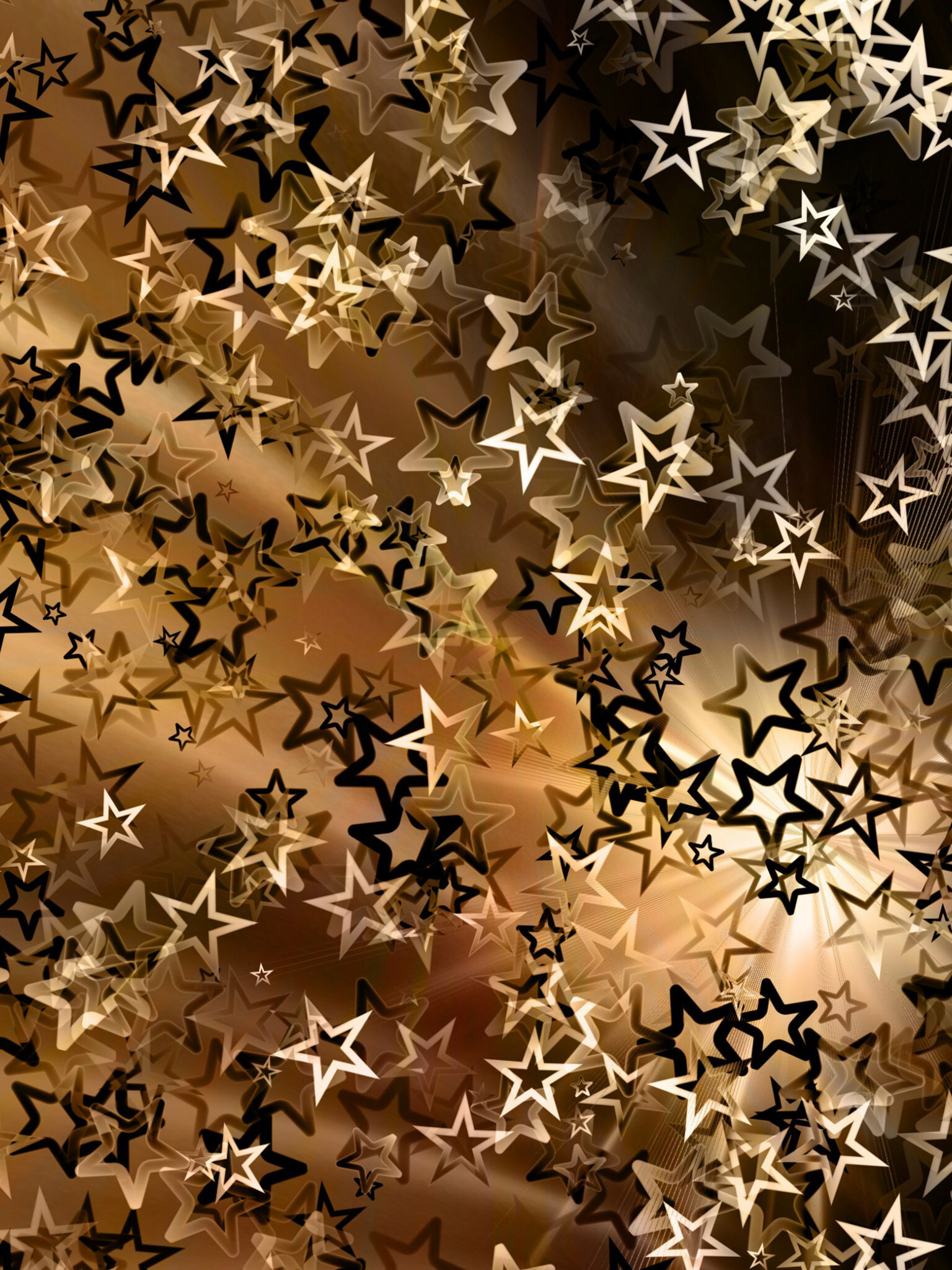 Gold Star Wallpaper