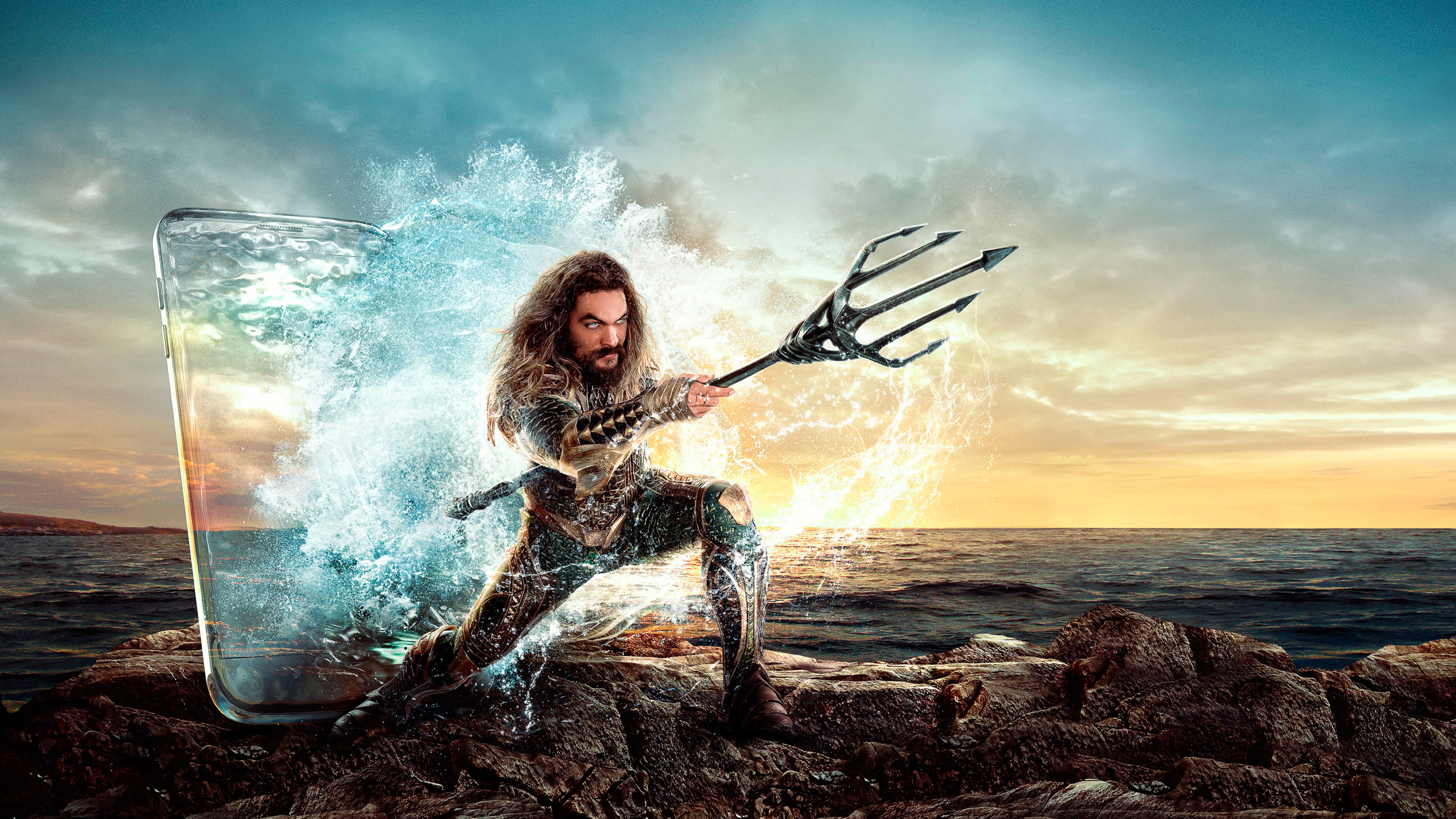 Wallpaper Of Aquaman Jason Momoa Movie Poster Background HD Image