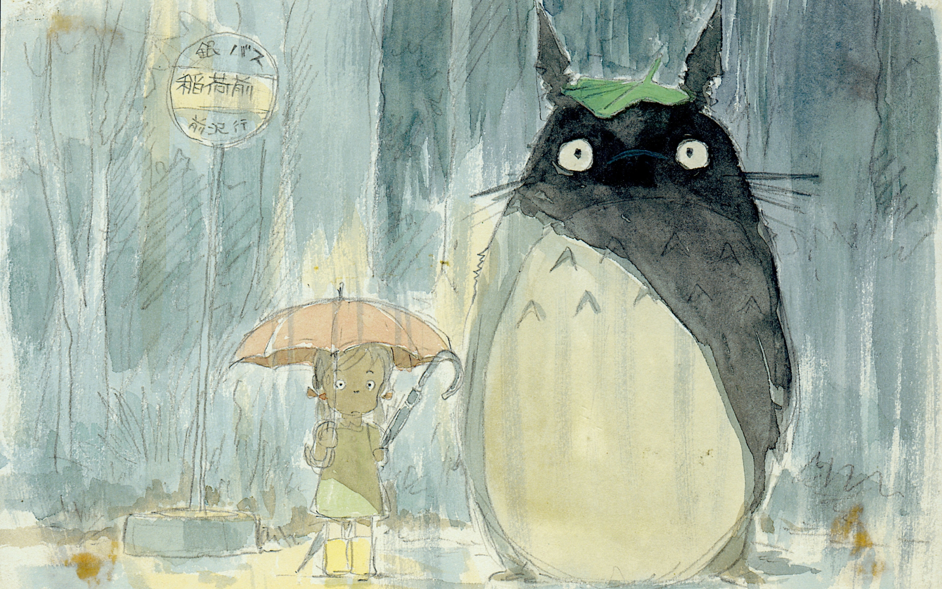 Hayao Miyazaki Totoro My Neighbour Wallpaper