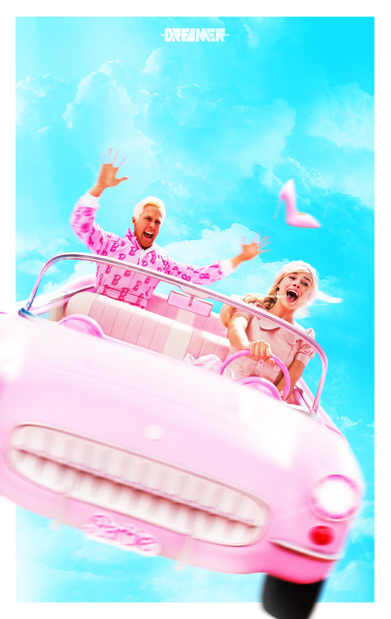 Barbie Movie Poster V2 Wallpaper By Dreamerdesignoficial On