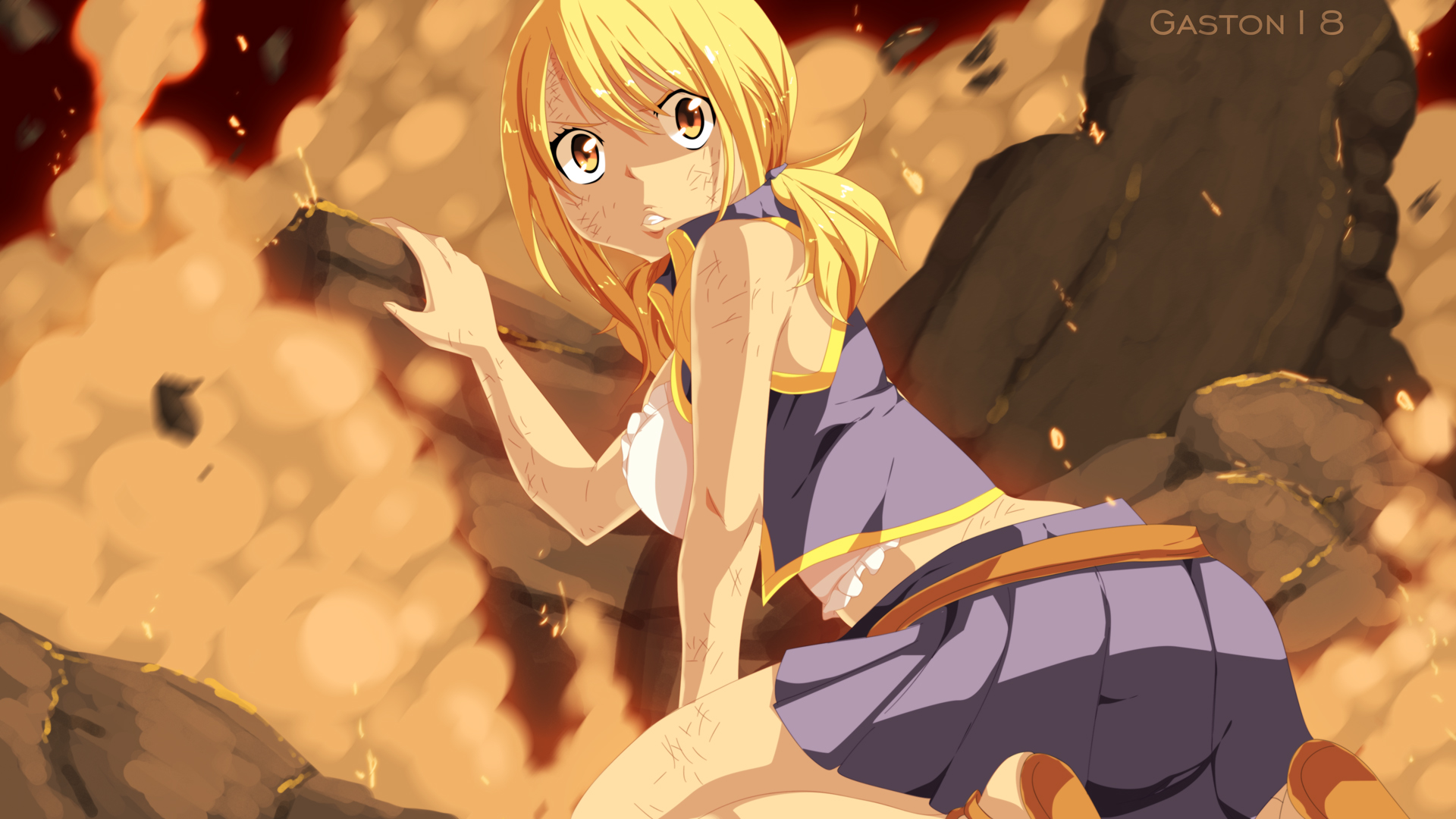 Lucy Heartfilia Anime Girl Wallpaper HD