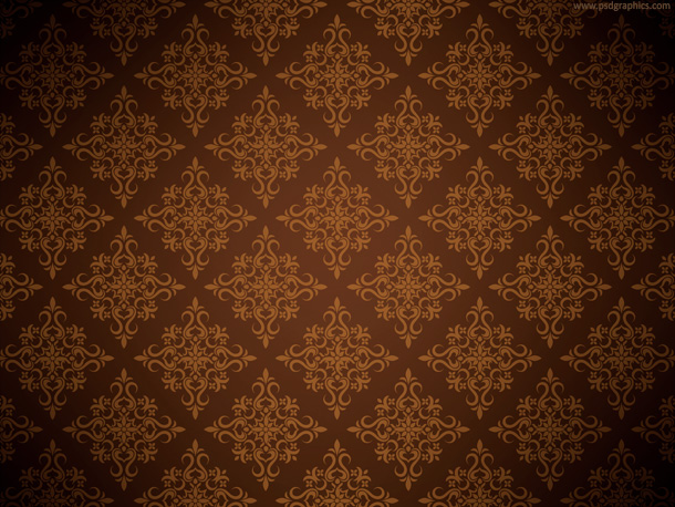 Brown floral background in a high resolution a simple pattern design