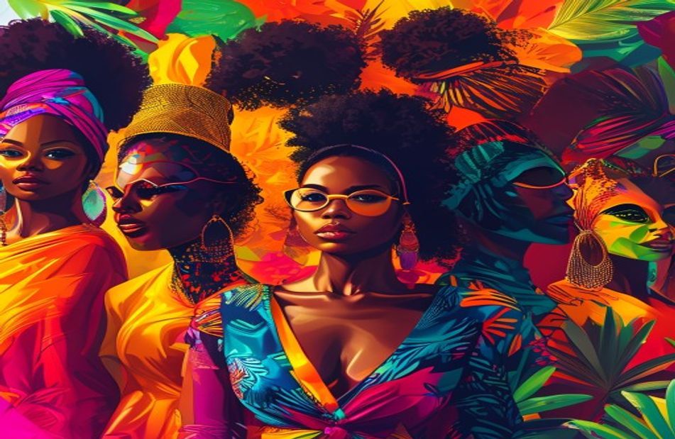 Beautiful Black Women Wallpaper
